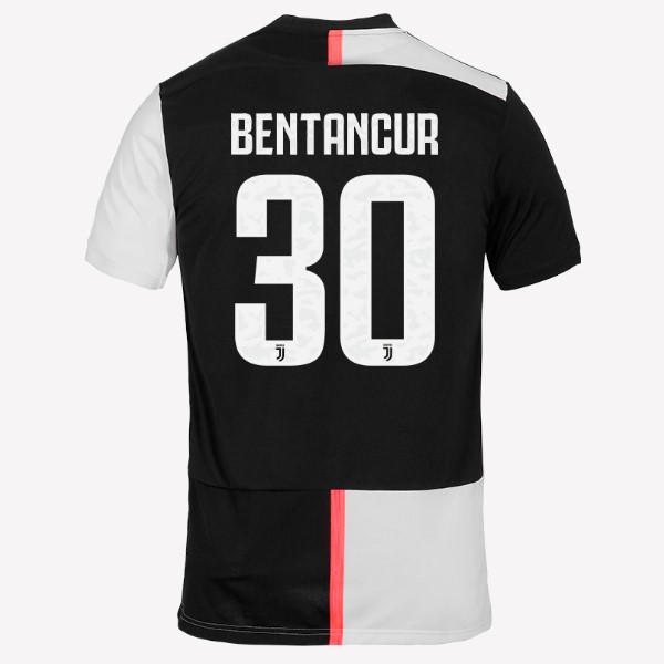 Camiseta Juventus NO.30 Bentancur Primera equipo 2019-20 Blanco Negro